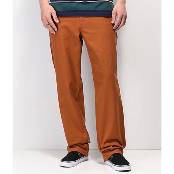 Empyre Vault Carpenter Mocha Brown Pant Jeans - Picture 1 of 13